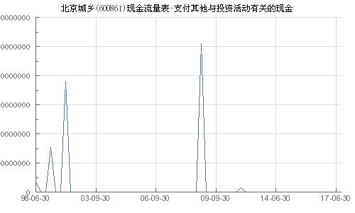 北京城乡 600861 支付其他与投资活动有关的现金